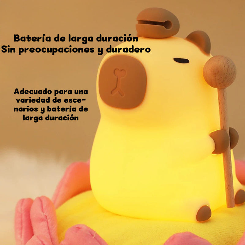 Capibarita - Luz de Noche Capibara con Accesorios